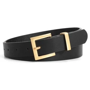 Women's Leather Belts for Jeans Pants Dresses Fashion Ladies Belt with Square... - Picture 1 of 5