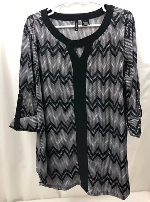 Women's New Directions 3/4 Sleeve   Shirt 3X - Image 1 of 2