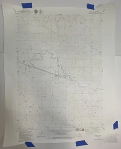 1979 US Geological Survey Picabo Idaho Quadrangle Sheet Map OldPaperMapsCom - Picture 1 of 23