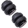 2x Universal Air Spring Bag Heavy Duty Standard 2500 lb 1/2"npt Single Port