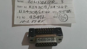 (1 Stück) M24308/24-26F, ITT CANNON, D-SUB STECKER - Bild 1 von 1
