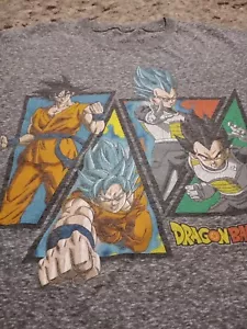 Dragon Ball Z "ANIME" MENS/ T-Shirt/ Heathered Gray/ Size Medium - Picture 1 of 18