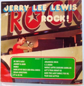DISCO VINILE 33 GIRI JERRY LEE LEWIS " ROCK ! " MUSIDISC - Foto 1 di 4
