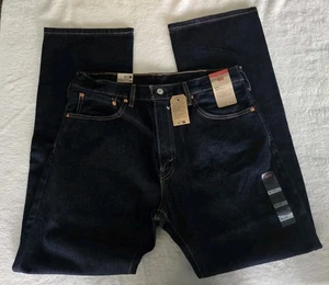 Levi's 517 Jeans Men's  36 W 32 L Bootcut Dark Wash Denim New - Picture 1 of 8