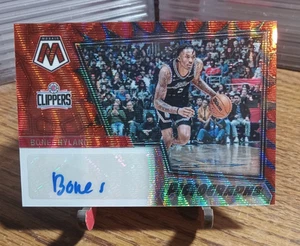 2022-23 Panini Mosaic Pictographs Red Wave Bones Hyland #PM-HYL Auto - Picture 1 of 2
