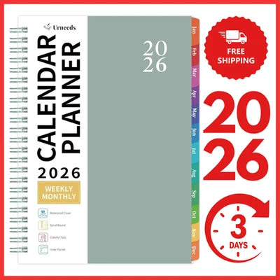 2026 Planner - 2026 Planner Weekly and Monthly from Jan. 2026 - Dec. 2026, Calen - Image 1 of 4