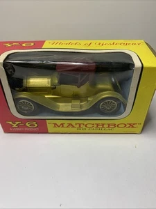 Matchbox Models Of Yesteryear #Y6 1913 Cadillac In Original Box - Picture 1 of 10