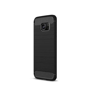 Shockproof Carbon Fibre Brush Texture Phone Case Cover - Picture 1 of 11