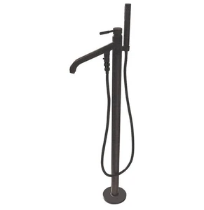 Kingston Brass Floor Mounted Tub Faucet Oil Rubbed Bronze KS8135DL - Picture 1 of 4