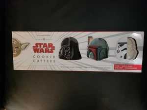 Juego de 4 cortadores de galletas Star Wars-Williams-Sonoma nuevo nunca usado ¡Bonito! - Imagen 1 de 1