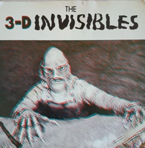 3-D INVISIBLES rare 1982 Horror Punk 7" Private label , CRAMPS, MISFITS - Picture 1 of 5