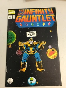 INFINITY HANDSCHUH #4 NM IKONISCHER GEORGE PEREZ KUPFERZEITALTER WUNDERSCHLÜSSEL - Bild 1 von 2