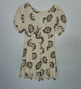 Urban Outfitters Bettie Twist Daisy Floral Babydoll Minikleid Gr. S UO - Bild 1 von 10