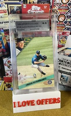 1994 SPORTFLICS 2000 ALEX RODRIGUEZ RC / TRADED CGS 9.5 GEM MINT C STORE READ - Image 1 of 4