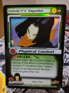DBZ CCG DRAGON BALL Z ANDROID 17'S HAYMAKER #38 LIMITED FOIL ANDROID SAGA 2001 - Bild 1 von 2
