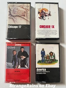 (Lot of 4) Light Rock / Soft Rock - Cassette Tapes  - ALL PLAY TESTED - Picture 1 of 3