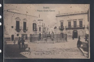 Cartolina Andria Piazza Ettore Carafa ANIMATA R309 - Picture 1 of 1