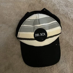 Del Sol Hat Cap Mesh Back Snapback Mens One Size - Picture 1 of 7