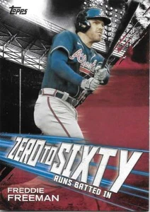 Freddie Freeman 2021 Topps Series 2 de cero a sesenta negro/299 -bravos- #zts-6 - Imagen 1 de 1