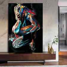 Abstract Graffiti Lover Sexy Body Art Canvas Painting Modern Posters and Prints