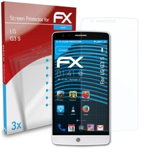 atFoliX 3x Screen Protection Film for LG G3 S Screen Protector clear - Picture 1 of 8