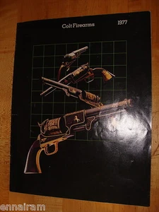 Catálogo de armas de fuego Colt 1977 pistolas rifles revólveres automáticos - Imagen 1 de 2