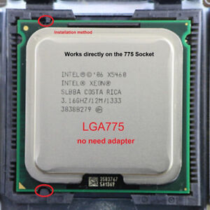 Intel Xeon X5460 Processor 3.16 GHz 1333 MHz CPU LGA775 SLANP (no adapter)