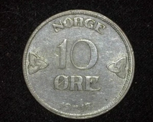 Noruega 1918/7 plata 10 minerales KM372 extremadamente fino ~ fcs407 - Imagen 1 de 3