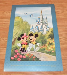 Vintage ""Nifty Nineties"" Mickey & Minnie Maus schlendern durch den Park Poster - Bild 1 von 4