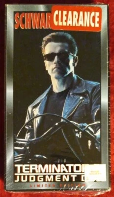 Terminator 2: Judgment Day (VHS, 1999 Limited Edition) Movie Gallery Sticker NEW - Image 1 of 4