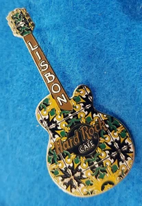 LISBON GRAND OPENING PORTUEGESE TILE PATTERN GUITAR #2 03 Hard Rock Cafe PIN LE - Picture 1 of 1