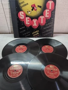 78 RPM BOX SET Benny Goodman Sextet 4 Records Columbia C-102 - Imagen 1 de 13