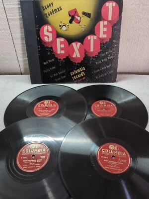 78 RPM BOX SET Benny Goodman Sextet 4 Records Columbia C-102 - Image 1 of 4