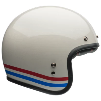 Bell Custom 500 2024 Open Face Helmet Classic Retro Motorbike Stripes - Image 1 of 3