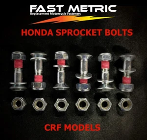 KIT BOULONS DE PIGNON 24PC POUR HONDA CRF150R CRF250R CRF450R - Photo 1/2