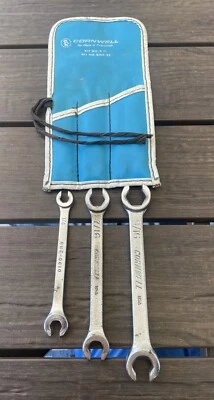 Juego de llaves de línea de tuerca acampanada Cornwell BWF-3S 3 piezas en bolsa 1/4" - 9/16" Foto 1 de 4