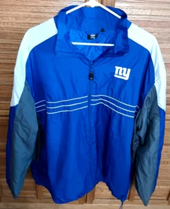 Reebok SI New York Giants Mens 2XL Jacket Windbreaker Full Zip NFL Team Apparel - Picture 1 of 5