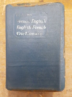 Vintage Pocket Collins Gem French English Translation Dictionary 1958  - Image 1 of 4