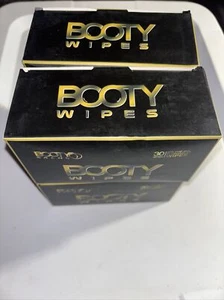 Booty Brand Booty Wipes For Men / 30 On The Go, Flushable Wipes 4 Boxes - Picture 1 of 4