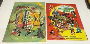 1969 Walt Disney Characters First Learning Games Advertising Flyer & Envelope - Picture 1 of 4