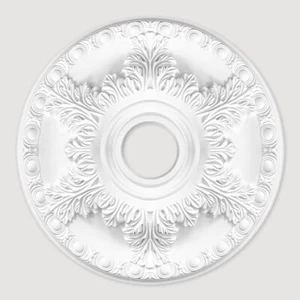 Ceiling Rose Polyurethane Resin – Quality Decorative 'Eleganza Echo' Dia 46cm - Picture 1 of 5