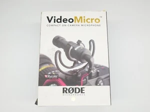 Rode VideoMicro kompaktes On-Camera Mikrofon mit Rycote Lyre Shock Mount - Bild 1 von 3