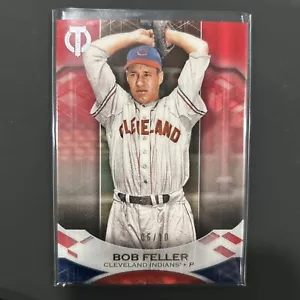 Topps Tribute Bob Feller #74 2019 rojo 6/10 patio - Imagen 1 de 2