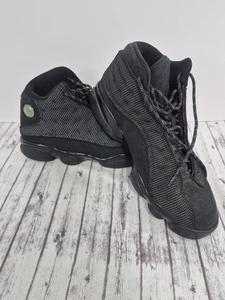 Nike Air Jordan Retro 13 Black Cat Shoes Size 10.5 414571-011 2017 - Picture 1 of 10