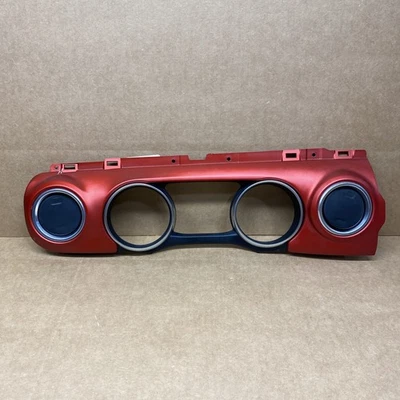 Jeep Wrangler JL 2018-2023 Rubicon bisel panel cubierta ventilaciones rojas Foto 1 de 4