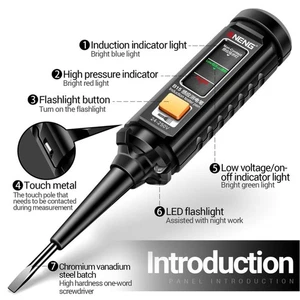 Pocket AC Voltage Detection Pen Electrician Screwdriver Voltage Test - Picture 1 of 7