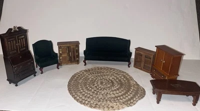 Lote de 12 muebles miniatura para casa de muñecas Foto 1 de 4