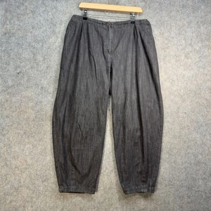 Sahara Hose Damen Größe 16-18 Grau 100% Baumwolle Weites Bein Relaxed Lagenlook - Bild 1 von 10