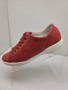 Josef Seibel Tenis Mujer Cuero Rojo UE Con Cordones Informales Talla 41 EE. UU. 10 - 10,5 - Imagen 1 de 11