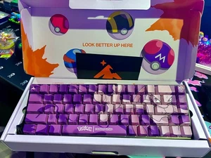 Pokemon Mewtwo x Higround Basecamp 65 Keyboard OPEN BOX LIMITED EDITION - Afbeelding 1 van 4